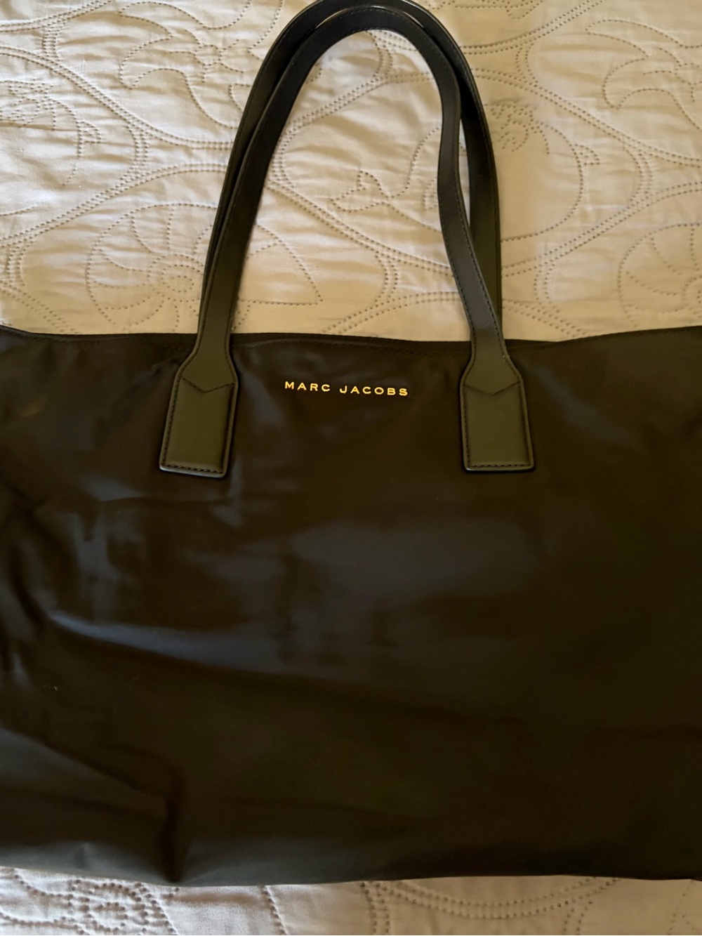 Marc Jacobs Black Nylon Tote Bag